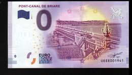 France - Billet Touristique 0 Euro 2018 N° 1941 (UEEE001941/5000) - PONT-CANAL DE BRIARE - Essais Privés / Non-officiels