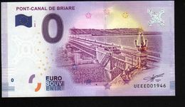 France - Billet Touristique 0 Euro 2018 N° 1946 (UEEE001946/5000) - PONT-CANAL DE BRIARE - Private Proofs / Unofficial