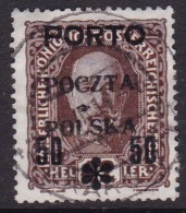 POLAND 1919 Krakow Fi D9 Used FORGERY (stamped Falsch On Back) - Gebruikt