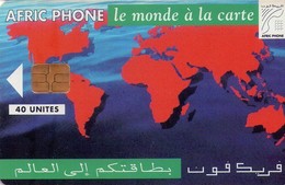 MARRUECOS. MOR-AP-2. Le Monde à La Carte. 40U. 40000 Ex. (016) - Morocco