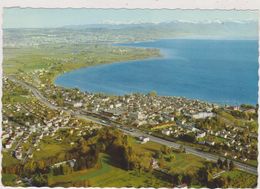 SUISSE,SWITZERLAND,SVIZZERA,SCHWEIZ,HELVETIA,VAUD,MORGES,IL Y A 50 ANS,VUE AERIENNE - Morges