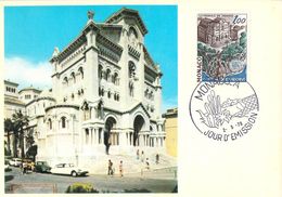 MONACO  CARTE MAXIMUM  EUROPA CEPT 1978 NUM YVERT 1139 MONUMENTS - 1978