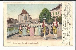 SUISSE GRUSS AUS DEM APPENZELLERLAND 1904 - Appenzell