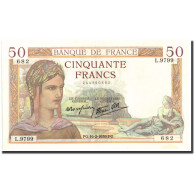 France, 50 Francs, 50 F 1934-1940 ''Cérès'', 1939, 1939-02-16, SPL - 50 F 1934-1940 ''Cérès''