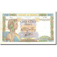 France, 500 Francs, 500 F 1940-1944 ''La Paix'', 1940, 1940-06-20, TTB+ - 500 F 1940-1944 ''La Paix''
