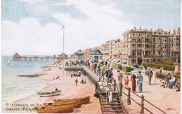 Old Postcard, St Leonards On Sea, Grand Parade (pk41675) - Hastings