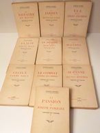 LA CHRONIQUE DES PASQUIER - Duhamel - Complet 10 Vol - Mercure De France 1948-49 - Lotti E Stock Libri