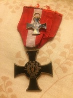 Medaglia Croce 11 Armata Fronte Greco Completa Del Suo Mignon WW2 - Italy