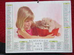 Almanach Des P.T.T. / De 1969 - Grand Format : 1961-70