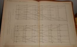 Plan De L'échafaudage De La Tour De Saint-Germain L'Auxerrois 1859. - Travaux Publics