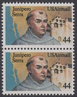 !a! USA Sc# C116 MNH Vert.PAIR - Fr. Junipero Serra - 3b. 1961-... Nuovi