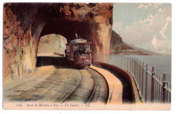 0320 - Route De Beaulieu à Eze - Un Tunnel - L.L. éd. - N°1189 - Transport (rail) - Station