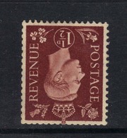 GB 1937 KGV1 1 1/2d Red Brown Invert Wmk SG 464wi Unused No Gum (A464 ) - Unused Stamps