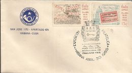 J) 1965 CUBA-CARIBE, FIRST POSTAL MARKS BICENTENARY OF THE ESTABLISHMENT OF THE MARITIME MAIL, FIRST INTERN - Cartas & Documentos