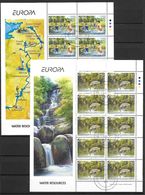 Irlande 2001 N°1345/1346 Oblitérés En Feuillets Europa L'Eau - Blocks & Sheetlets