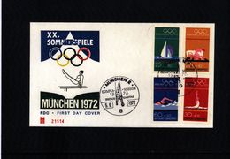 Germany / Deutschland 1972 Olympic Games Muenchen Interesting Cover - Summer 1972: Munich