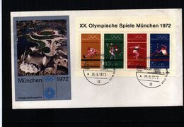 Germany / Deutschland 1972 Olympic Games Muenchen Interesting Cover - Sommer 1972: München