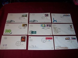 ISRAEL  LOT DE  9  ENVELOPPES  PREMIER JOUR - Colecciones & Series