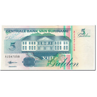 Billet, Surinam, 5 Gulden, 1998, 1998-02-10, KM:136b, NEUF - Surinam