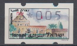 ISRAEL 1994 SIMA ATM NAZARETH 0.05 SHEKELS NUMBER 023 - Affrancature Meccaniche/Frama