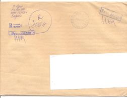 2002. Bulgaria, The Letter Send By Registered Post To Moldova - Cartas & Documentos