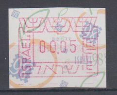 ISRAEL 1998 FRAMA ATM WORLD STAMP EXHIBITION TEL AVIV YAFO 0.05 SHEKELS - Vignettes D'affranchissement (Frama)