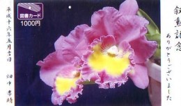 Télécarte  Japan Fleur ORCHID (3647)  Orchidée Orquídea Orchidee Flower - Fleurs
