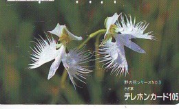 Télécarte  Japan Fleur ORCHID (3712)  Orchidée Orquídea Orchidee Flower - Fleurs