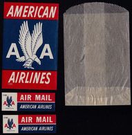 RARE ! ORIGINAL STICKER ** AMERICAN AIRLIN ** - Not Used - Nice Condition - To Put On Your Bike / Motocycle / Car / Moto - Stickers