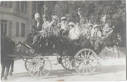 MONACO Ou Environs Carte Photo Attelage Cavalcade Superbe Animation - Other & Unclassified