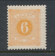 Sweden 1877-1882, Facit # L14. Postage Due Stamps. Perforation 13. MNH(**) - Taxe