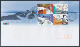 A.A.T. AUSTRALIAN ANTARCTIC TERRITORY 2002 RESEARCH Set Of 4v FDC - FDC