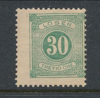 Sweden 1877-1882, Facit # L18. Postage Due Stamps. Perforation 13. MH(*) - Postage Due