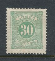 Sweden 1877-1882, Facit # L18. Postage Due Stamps. Perforation 13. MH(*) - Impuestos