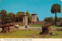 07343 "USA-FLORIDA-THE CITY GATES TO HISTORIC ST. AUGUSTINE" ANIMATA, BOLLO BLANCHE S.S.-PIONEER PILLOT. CART SPED 1982 - St Augustine