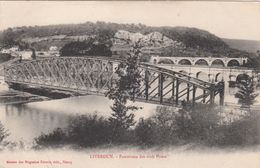 Cp , 54 , LIVERDUN , Panorama Des Trois Ponts - Liverdun