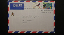 South Africa - 1999/2000 - Mi:ZA 1110A,1288A + Yt:ZA 1017a,1127F - On Airmail Envelope - Look Scan - Airmail