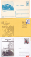 LOT 3 ITEMS, TIMISOARA- FIRST EUROPEAN TOWN WITH ELECTRICAL STREET LIGHTING, SPECIAL COVER, 1994, ROMANIA - Briefe U. Dokumente