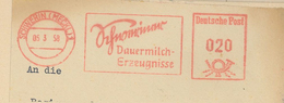 Schwerin Mecklenburg Dauermilch Erzeugnisse Milch 5.3.58 - Altri & Non Classificati