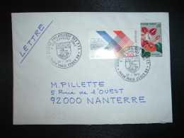 LETTRE TP COOPERATION FRANCO-ALLEMANDE 0,50 + MARTINIQUE 0,50 OBL.27 I 1973 PARIS CEDEX 09 SERVICE PHILATELIQUE DES PTT - Tariffe Postali