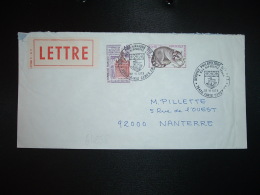 LETTRE TP TOULOUSE 0,50 + RATON LAVEUR 0,40 OBL.29 VI 1973 PARIS CEDEX 09 SERVICE PHILATELIQUE DES PTT - Postal Rates
