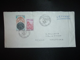 LETTRE TP COLMAR 0,50 + HOTEL DES INVALIDES 0,40 OBL.20 VI 1974 PARIS CEDEX 09 SERVICE PHILATELIQUE DES PTT - Postal Rates