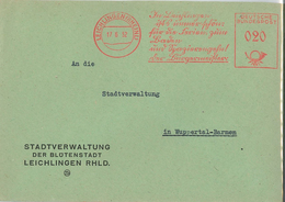 Leichlingen Rheinland Laden Spazieren Spaziergang 17.6.52 Nach Wuppertal Bürgermeister - Other & Unclassified