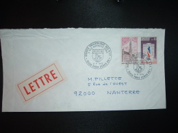 LETTRE TP EUROPA BRUXELLES 0,50 + ARC DE TRIOMPHE 0,40 OBL.14 XI 1973 PARIS CEDEX 09 SERVICE PHILATELIQUE DES PTT - Postal Rates