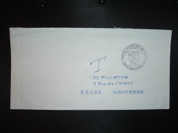 LETTRE OBL.26 IX 1973 PARIS CEDEX 09 SERVICE PHILATELIQUE DES PTT + T De TAXE - 1859-1959 Briefe & Dokumente