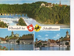 U1779 Postcard 1998 SH Schaffhouse - Rheinfall Bei + Battello, Nave Navi Ship Bateau _ - Schaffhouse