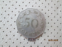 MALTA 50 Cents 1972  # 6 - Malta