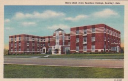 Nebraska Kearney Men's Hall State Teachers College 1946 Curteich - Kearney