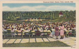 Nebraska Lincoln Pinewood Bowl Pioneer Park 1949 Curteich - Lincoln