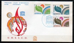 Enveloppes 1er Jour - UNESCO - PARIS - 23/10/1976 - 1976